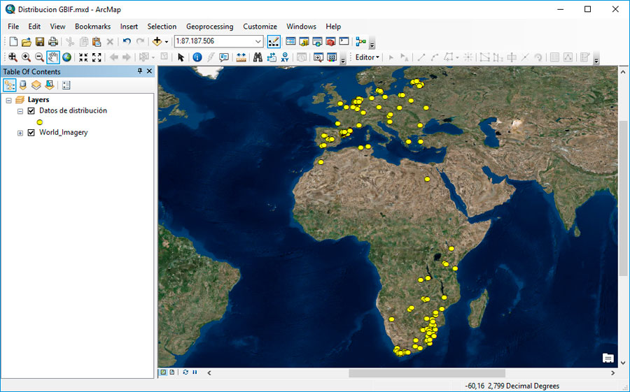 Descargar mapas de especies amenazadas a nivel mundial