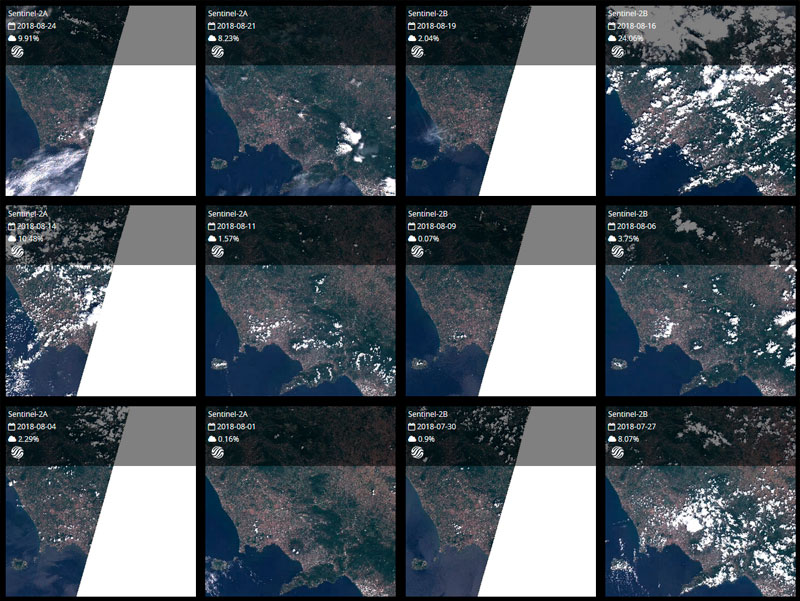 Preview imágenes satelitales