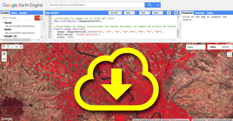 Descargar imágenes en Goolge Earth Engine