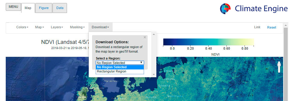 Descargar datos climáticos con Climate Engine - Gis&Beers