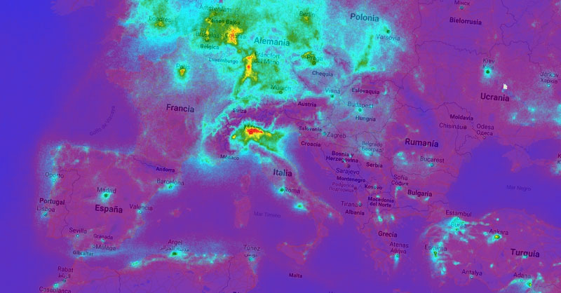 Webinar de monitoreo atmosférico de NO2 con TROPOMI