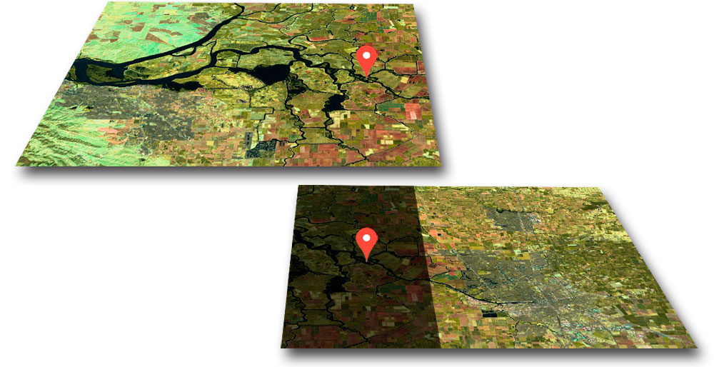 Como unir imágenes satelite en GIS