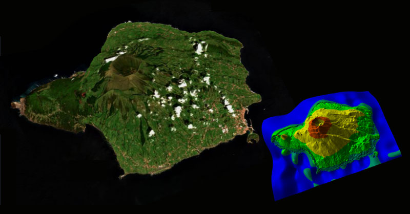 Visualización de imágenes satélite en 3D en Land Viewer