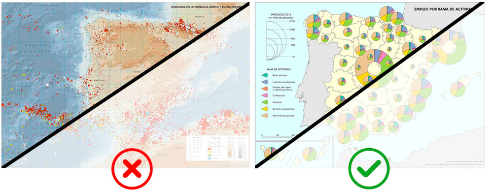 Zonas más importantes en la lectura de un buen mapa