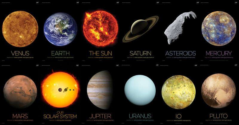 Posters del Sistema Solar de la NASA
