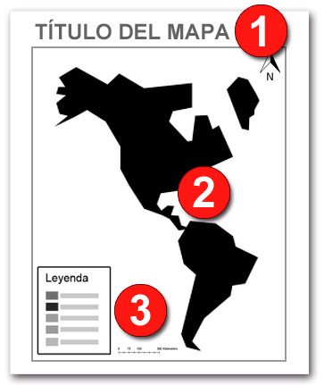 Partes de un mapa