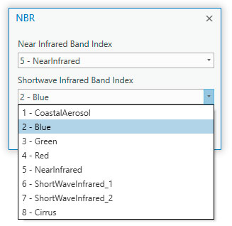 Cómo calcular índices espectrales en ArcGIS Pro