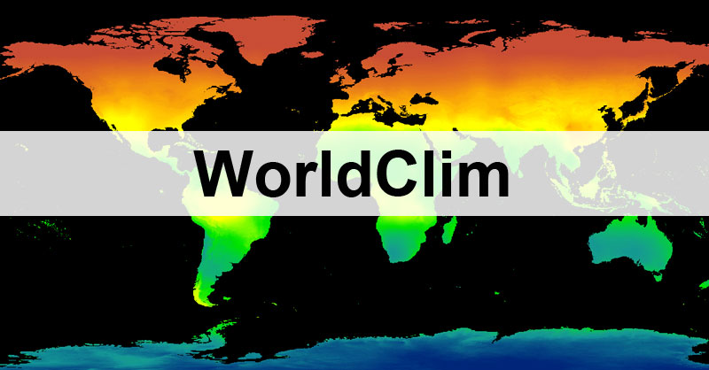WorldClim para modelización de distribución de especies