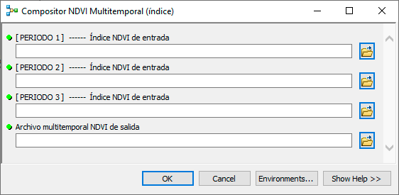 Toolbox para análisis multitemporal de vegetación en ArcGIS