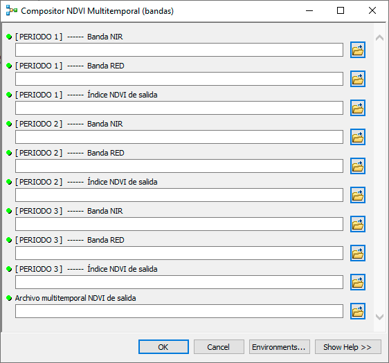 Toolbox para análisis multitemporal de vegetación en ArcGIS