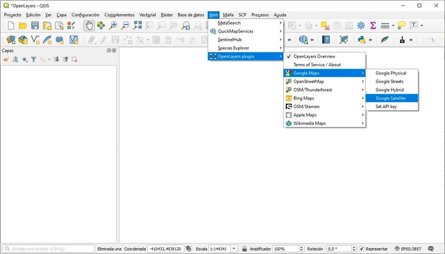 OpenLayers: el plugin más descargado de QGIS