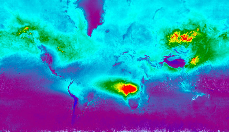 Seguimiento atmosférico de contaminantes con TROPOMI