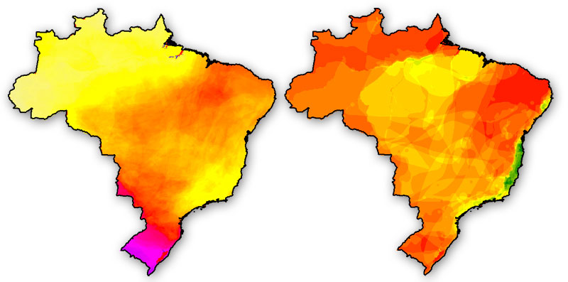 Cartografía de indices de biodiversidad