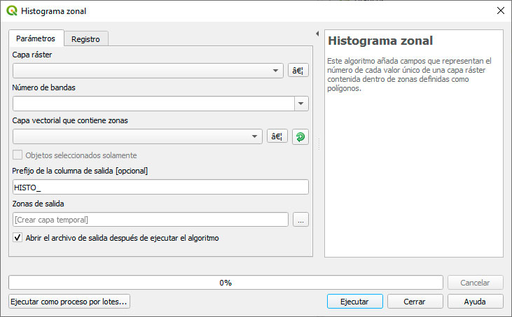 Histograma zonal