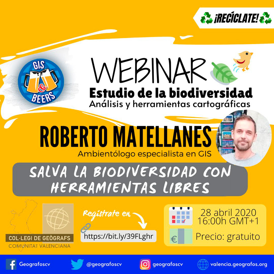 Webinar de análisis de biodiversidad con QGIS