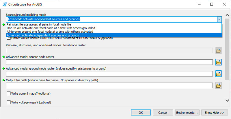 Circuitscape para corredores ecológicos en ArcGIS