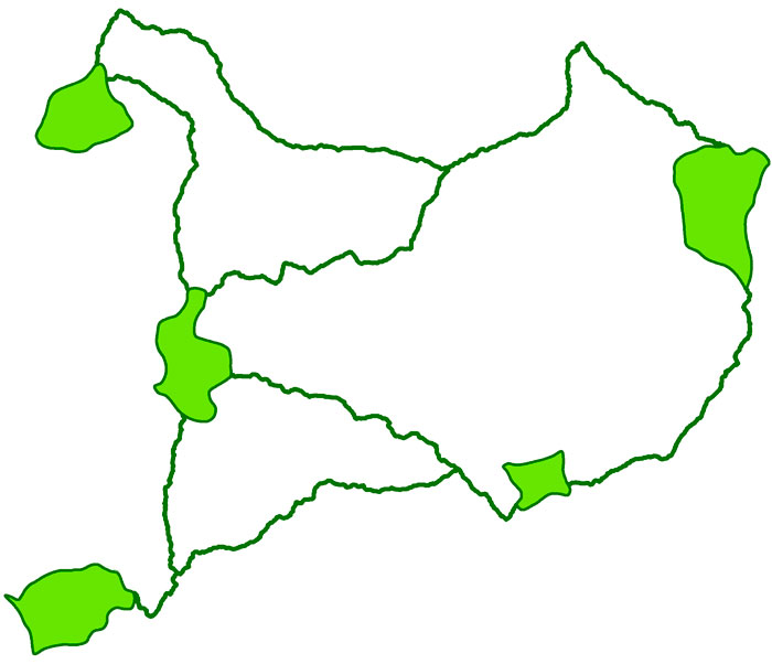 conectividad territorial con GIS