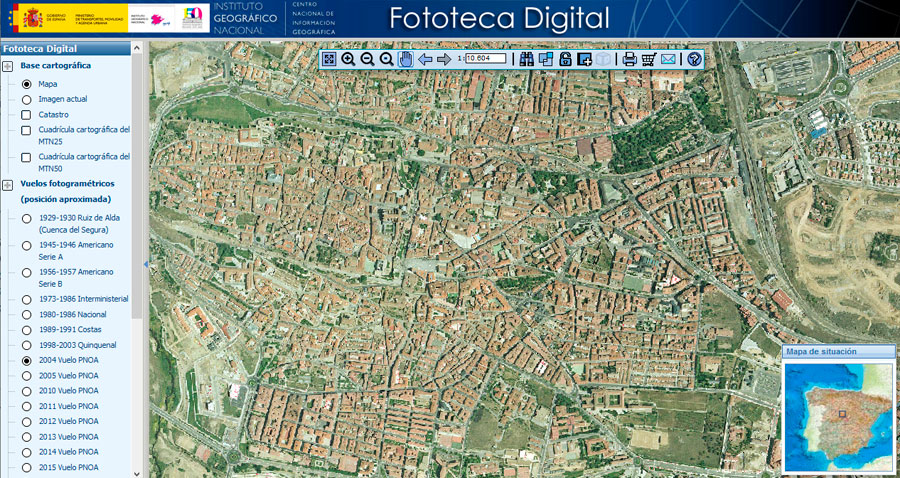 ¿De qué fecha es mi imagen PNOA? Recursos del IGN y CNIG