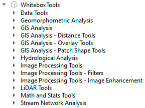 Plugin WhiteboxTools para QGIS