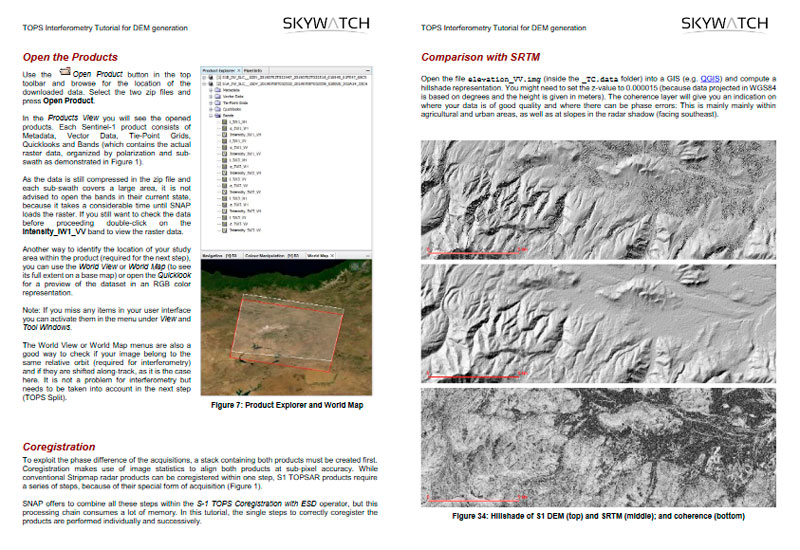 DEM Generation using Sentinel radar data