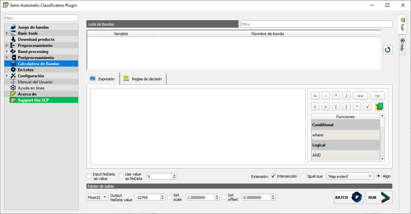 Análisis de bandas satelitales en QGIS