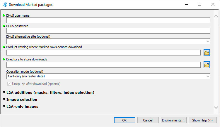 Sentinel 2 Download Toolbox para ArcGIS