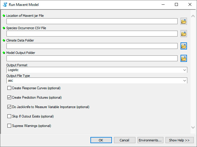 Descargar Maxent para ArcGIS