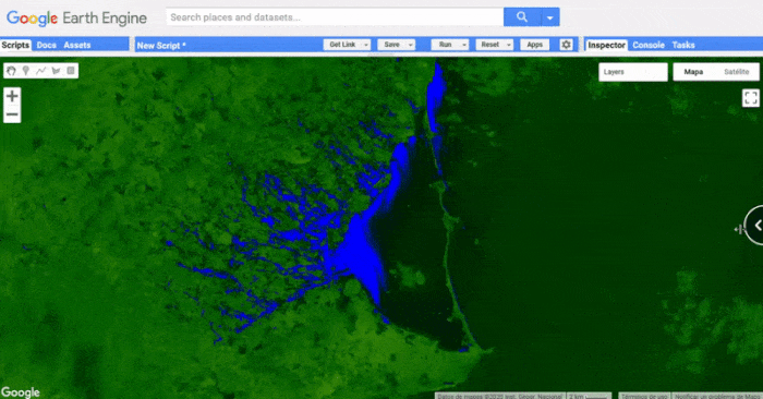 Analisis de avenidas e inundaciones en Google Earth Engine