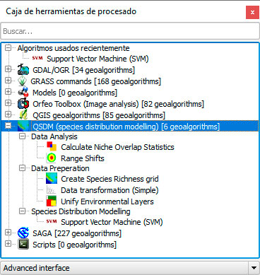 Plugin Maxent en QGIS