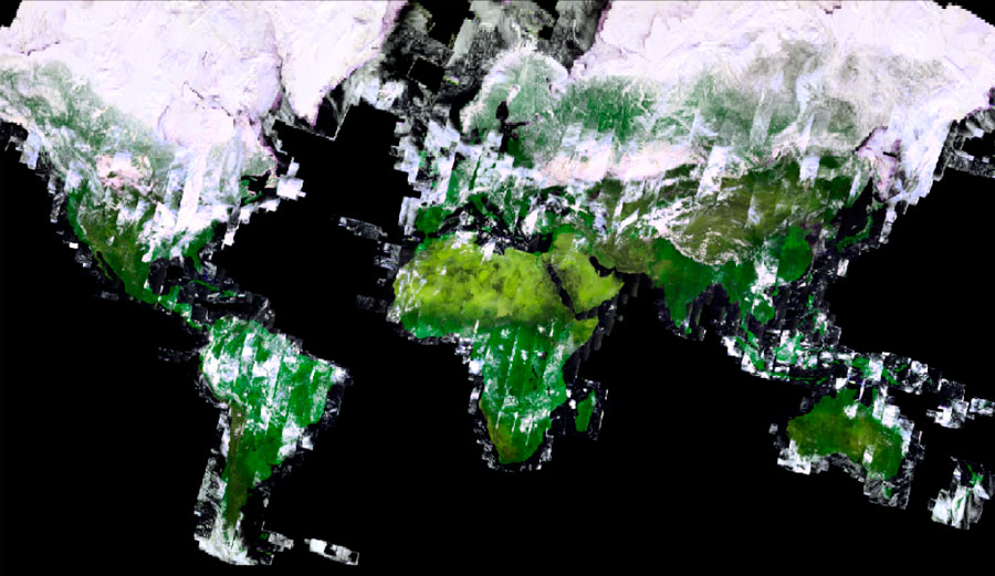 Mapas de vegetación mundial de PROBA-V