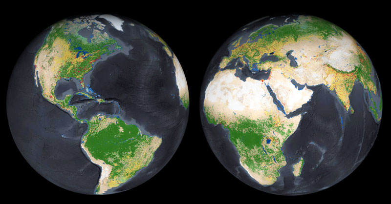 El nuevo mapa de usos del suelo LULC de ESRI