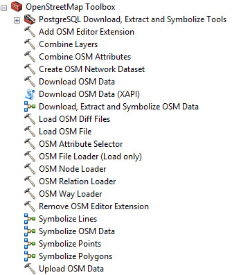 ArcGIS Editor for OpenStreetMap toolbox