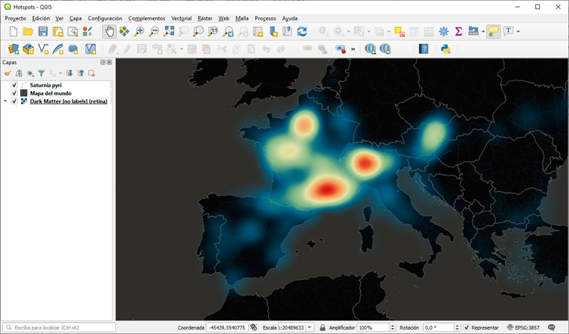 Heatmaps para mapas de densidad y riqueza en medio ambiente