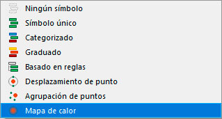 Simbología Mapa de calor en QGIS