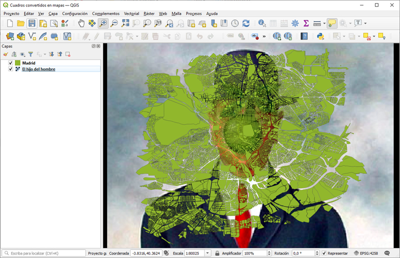 Convertir mapas en cuadros