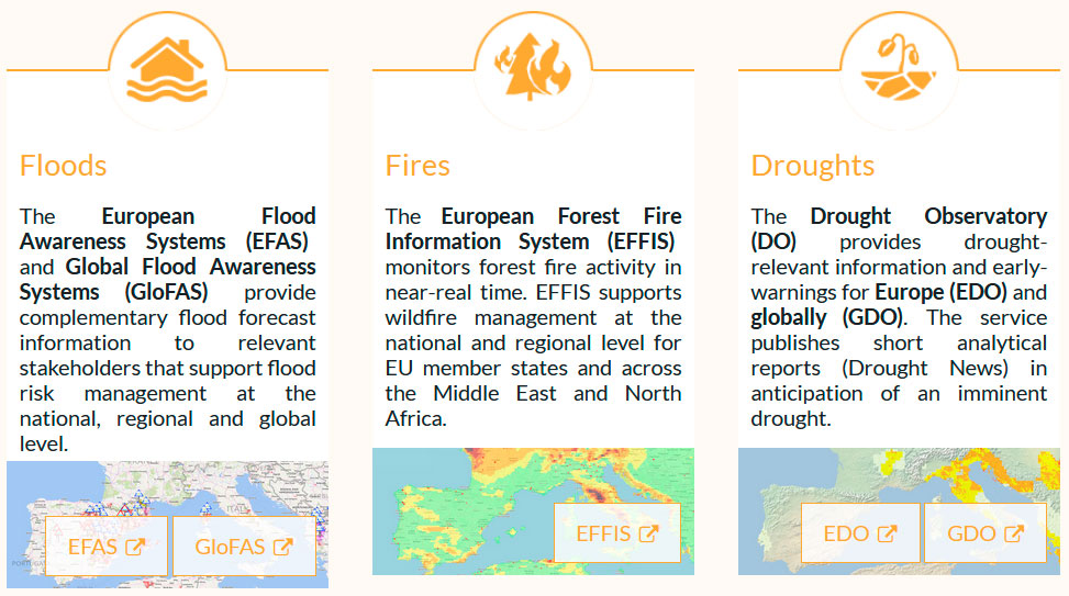 Cartografía para evaluación de riesgos y seguimiento de desastres naturales