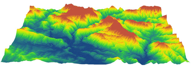 Hillshade, mapas de laderas, MDE y ortofotos en 3D - Gis&Beers
